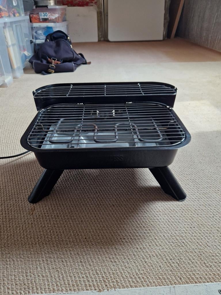 Compacte elektrische barbecue - ideaal voor balkon/camping, Ophalen, Gebruikt, Princess