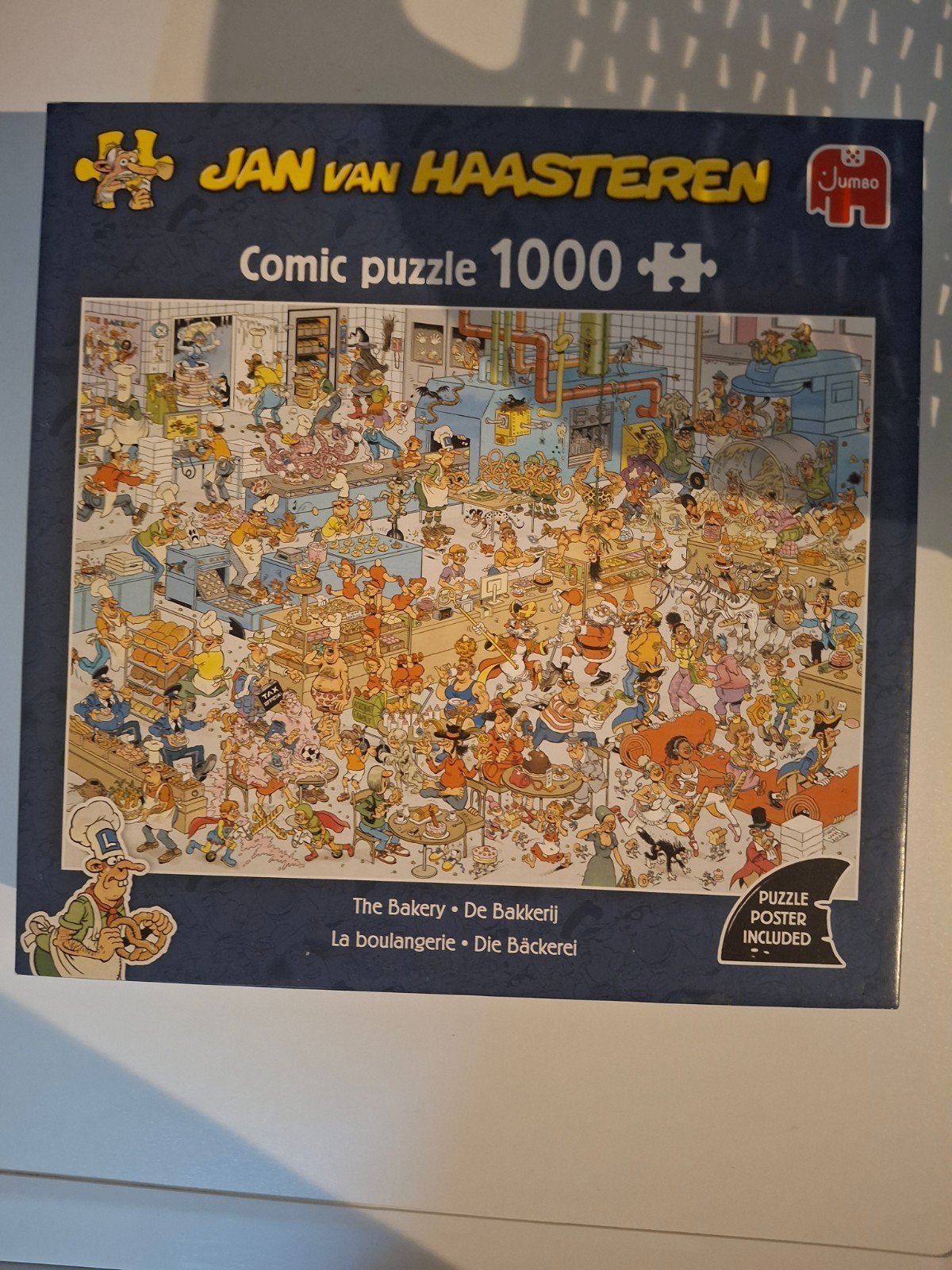 2 Puzzels Jan van Haasteren  - 1000 pcs, Ophalen, 500 t/m 1500 stukjes, Zo goed als nieuw, Legpuzzel