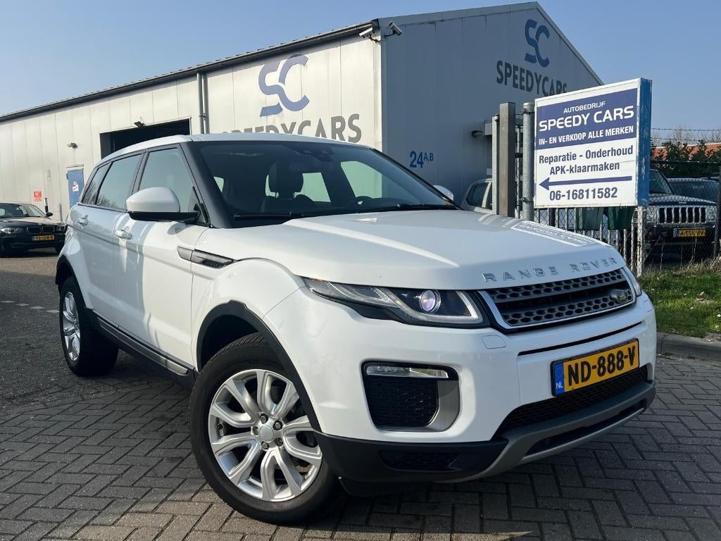 Land Rover Range Rover Evoque 2.0 TD4 4WD Automaat 2017 Pano, Auto's, Automaat, Zwart, 2000 kg, Wit
