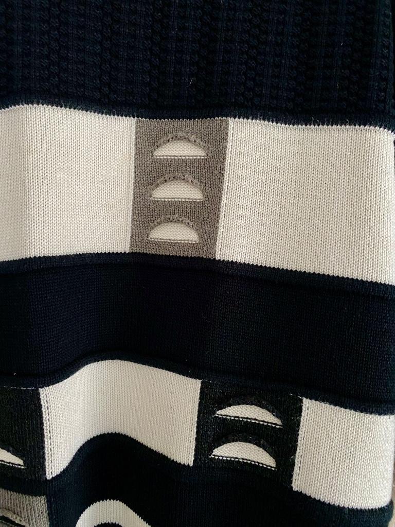 J06 Carlo Colucci: maat 50=M trui zwart/beige, Maat 48/50 (M), Zwart, Ophalen of Verzenden, Zo goed als nieuw