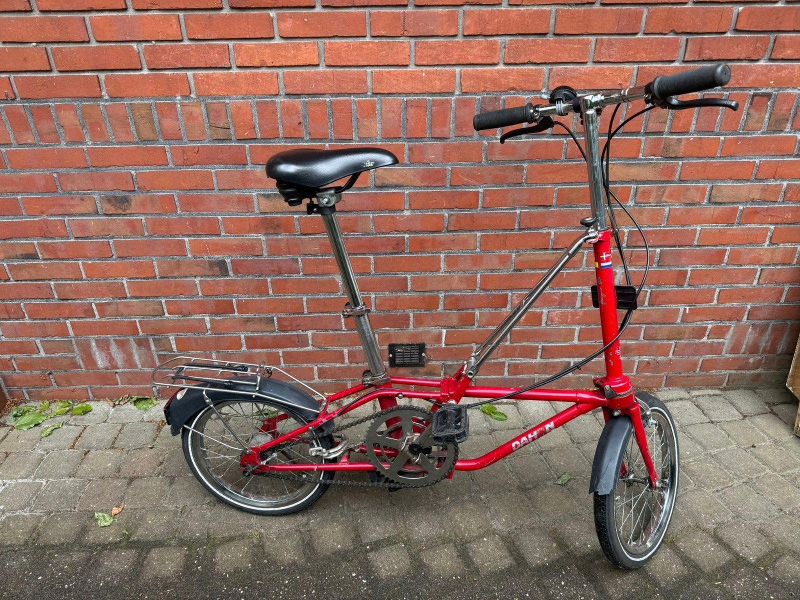 Vintage Dahon Classic III Vouwfiets (Rood), Ophalen, Gebruikt, 16 tot 18 inch, Dahon