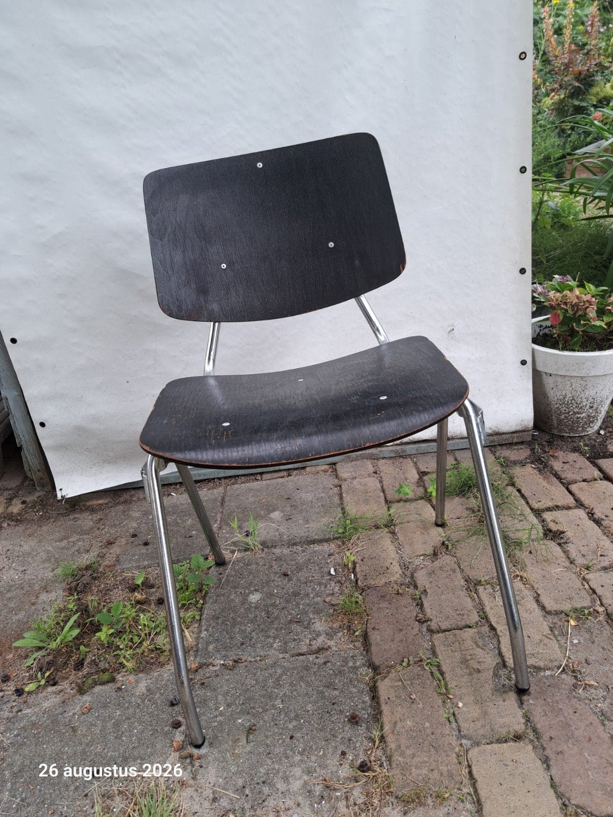 Stoelen zwart, Huis en Inrichting, Stoelen, Ophalen, Gebruikt, Zwart, Vijf, Zes of meer stoelen