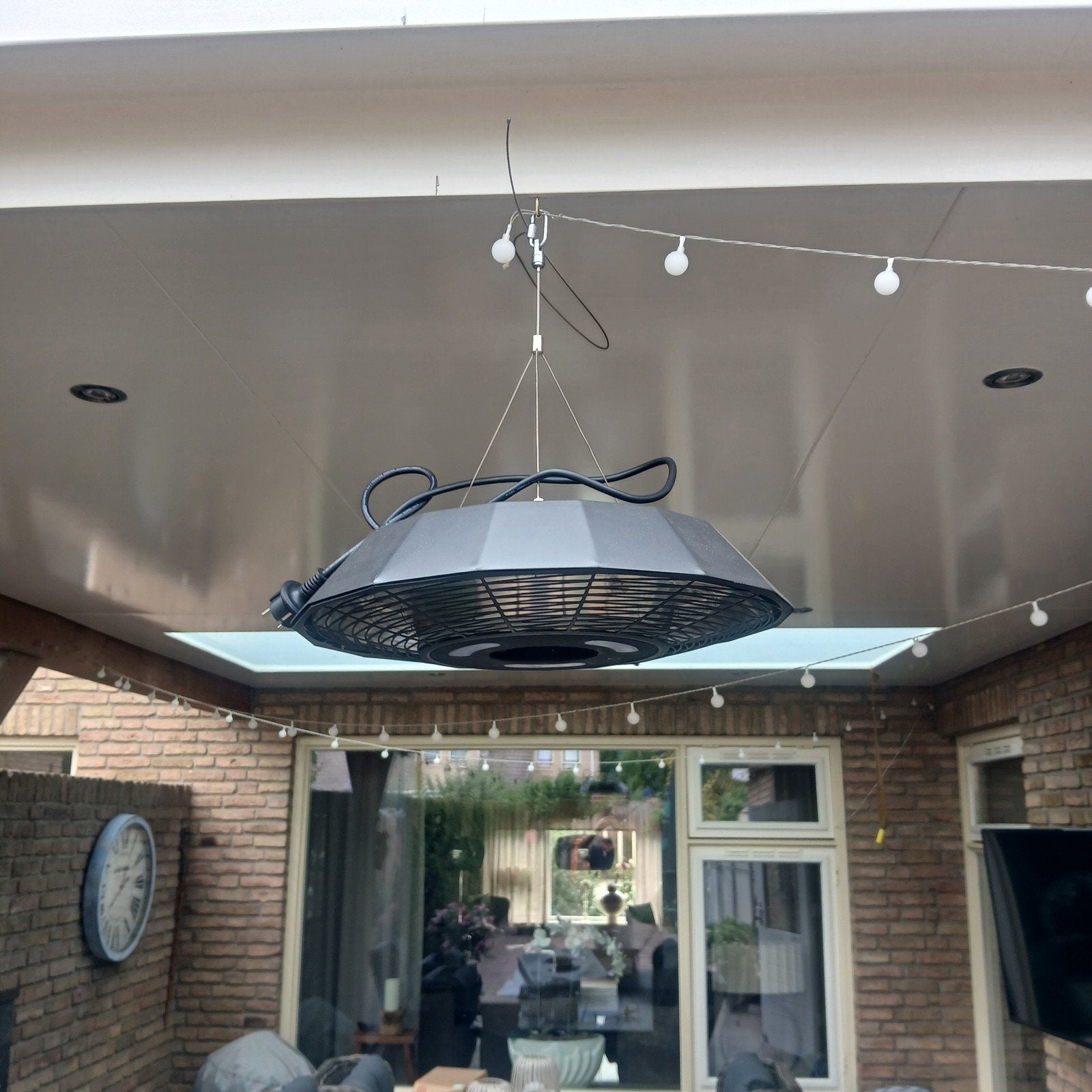 Sunred Halogeen Terrasverwarmer Hangend 2000W, Elektrisch, Plafond, Ophalen of Verzenden, Zo goed als nieuw
