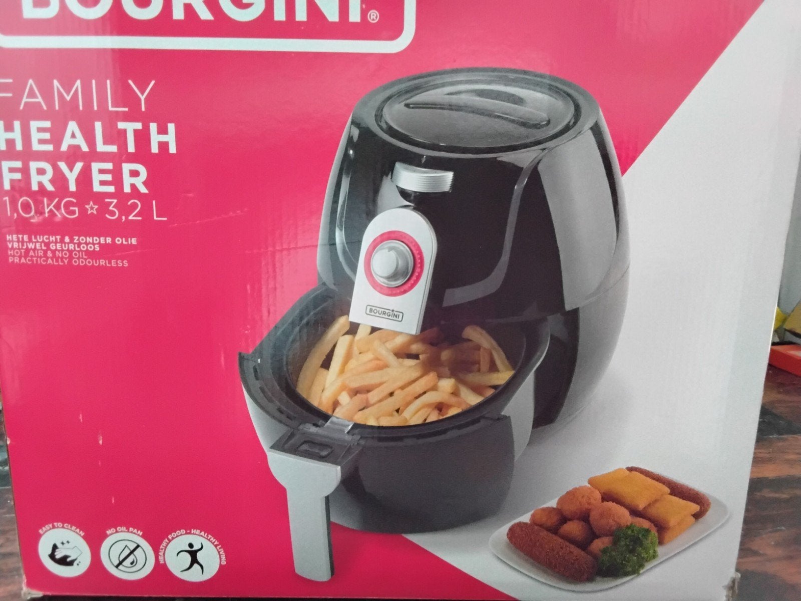 Hete lucht friteuse, Witgoed en Apparatuur, 1 tot 2 liter, Ophalen, Nieuw