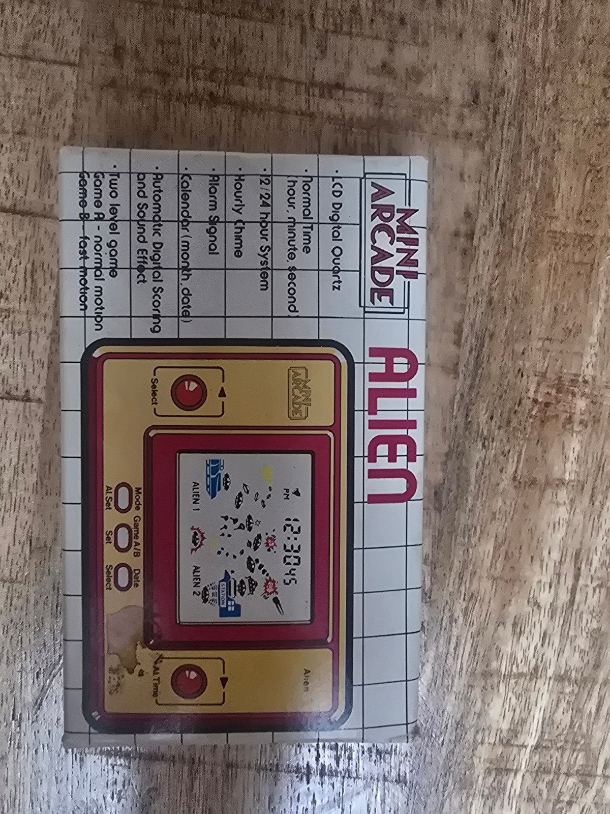 Mini Arcade Alien LCD Digital Quartz Handheld Game, Ophalen of Verzenden