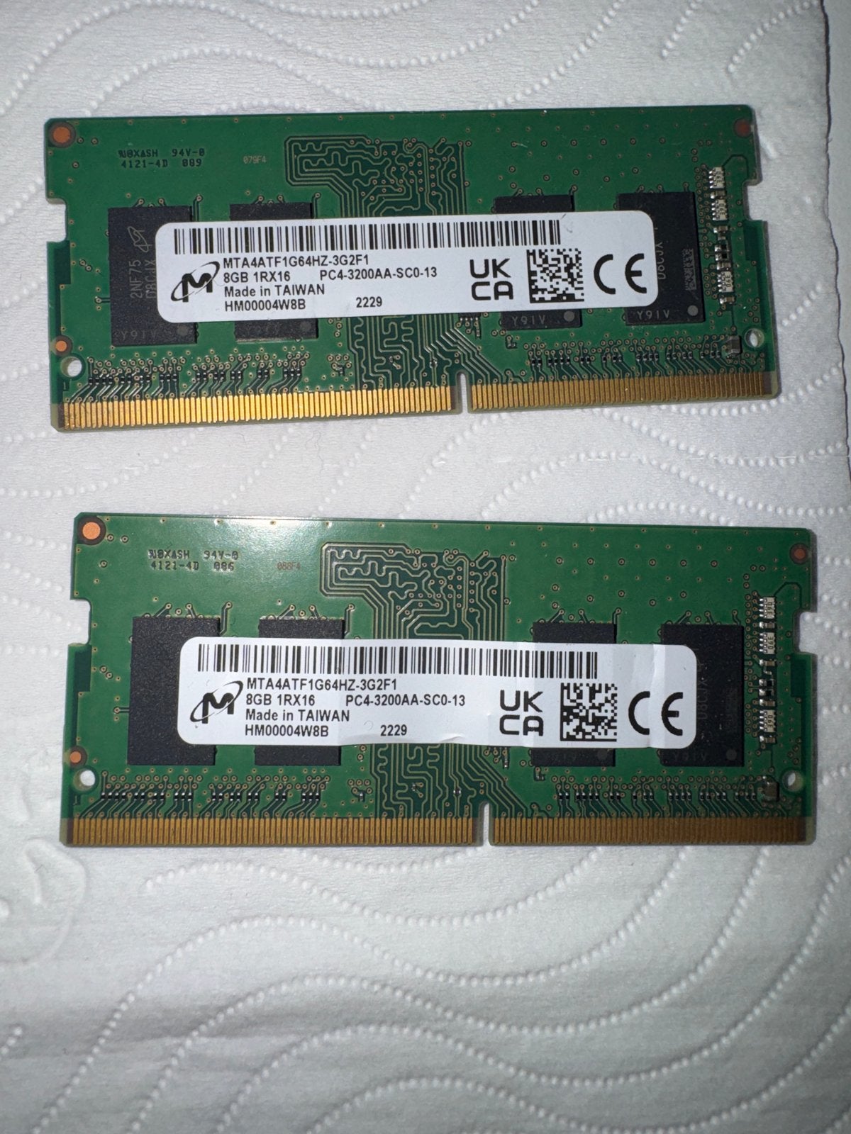 16GB | 2x 8GB DDR4 RAM PC4-3200AA-SC0-13 Laptop Geheugen, Computers en Software, RAM geheugen, DDR4, 8 GB, Ophalen of Verzenden