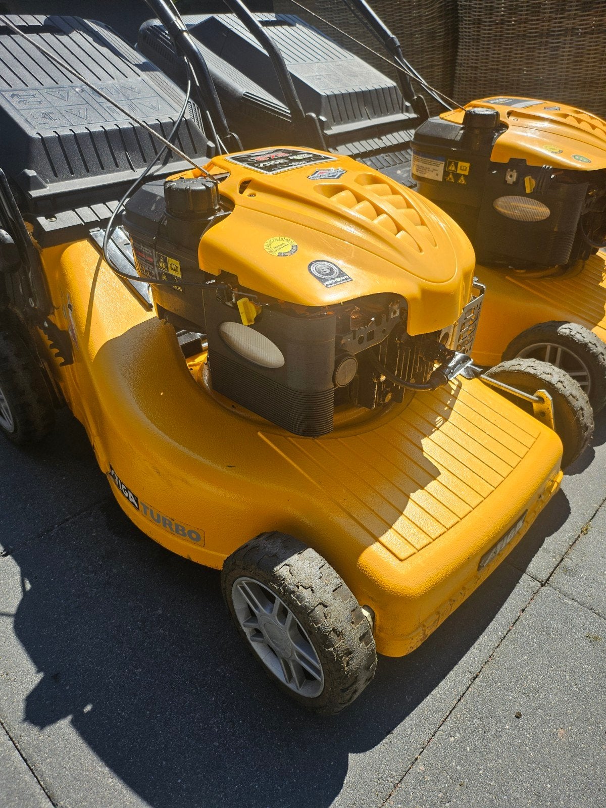 Stiga Turbo Grasmaaier met Aluminium Deck, Ophalen, Cirkelmaaier, Stiga, Zo goed als nieuw