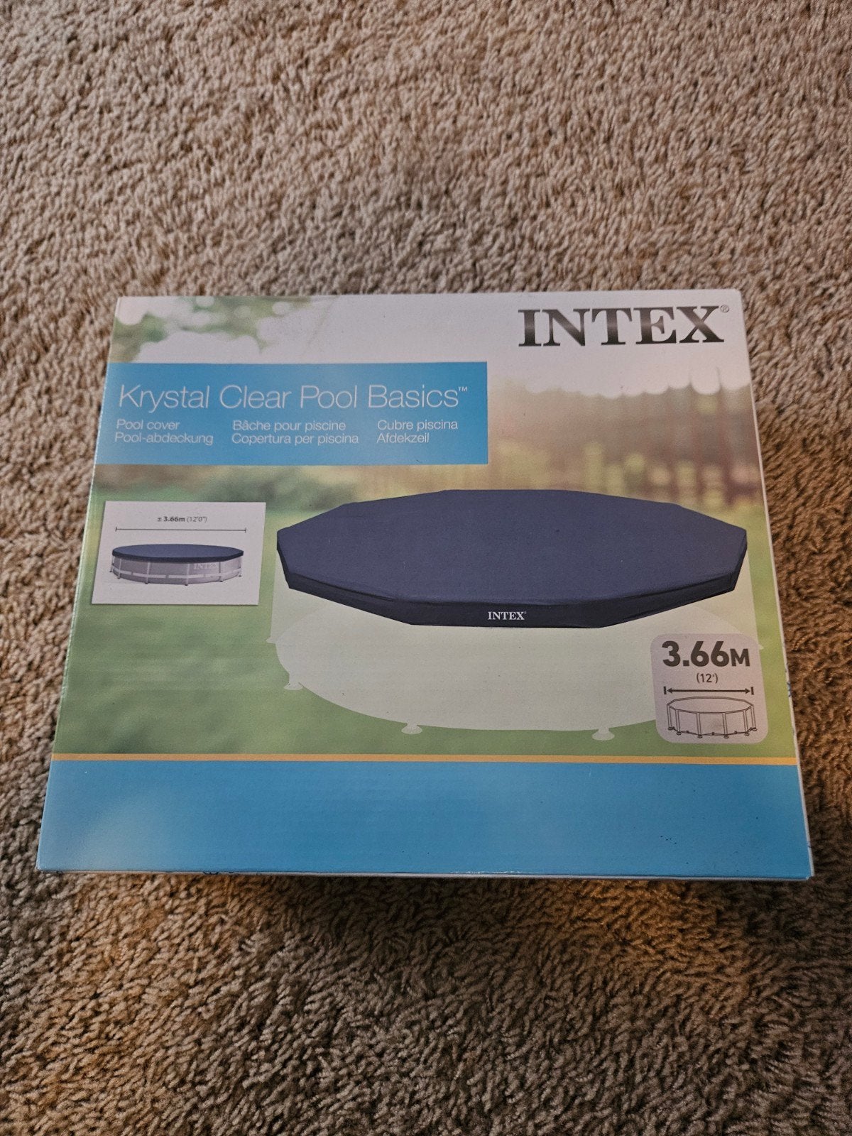 Intex Afdekzeil Zwembad 366 cm - Nieuw in doos, Ophalen of Verzenden