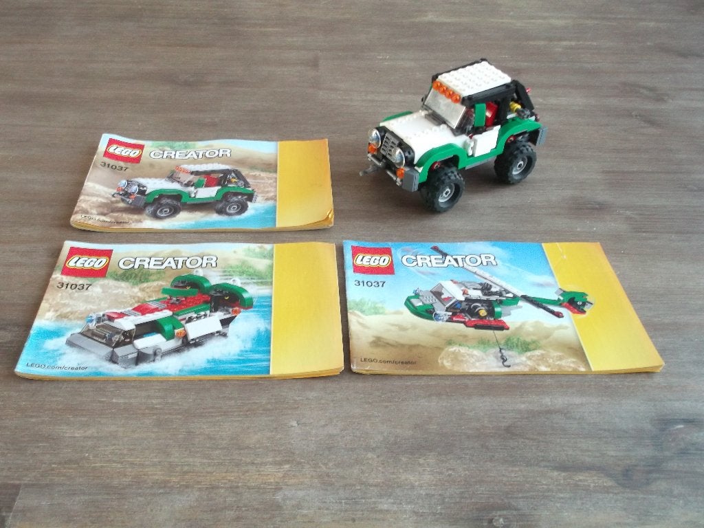 lego creator 31037 adventure vehicles (2015), Gebruikt, Lego, Ophalen of Verzenden, Creator