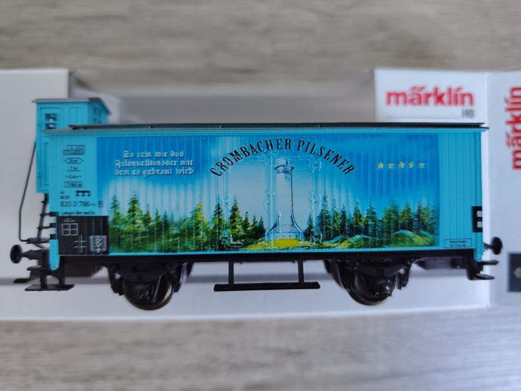 Märklin 4680/94330 Bierwagen Krombacher (special), Wisselstroom, Ophalen of Verzenden, Märklin, Nieuw