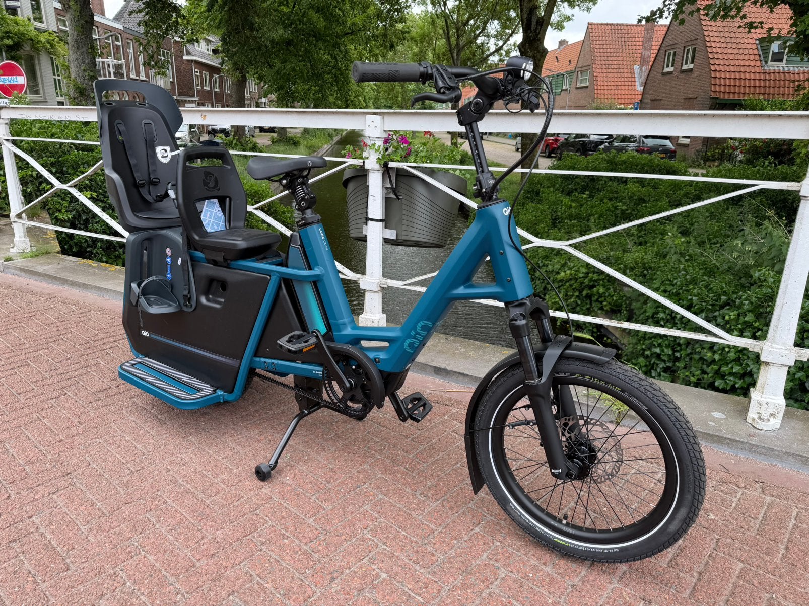 QiO LONG CLAx | ENVIOLO Automatiq Elektrische Bakfiets Bosch, Vering, Nieuw, Minder dan 47 cm, Meer dan 20 versnellingen