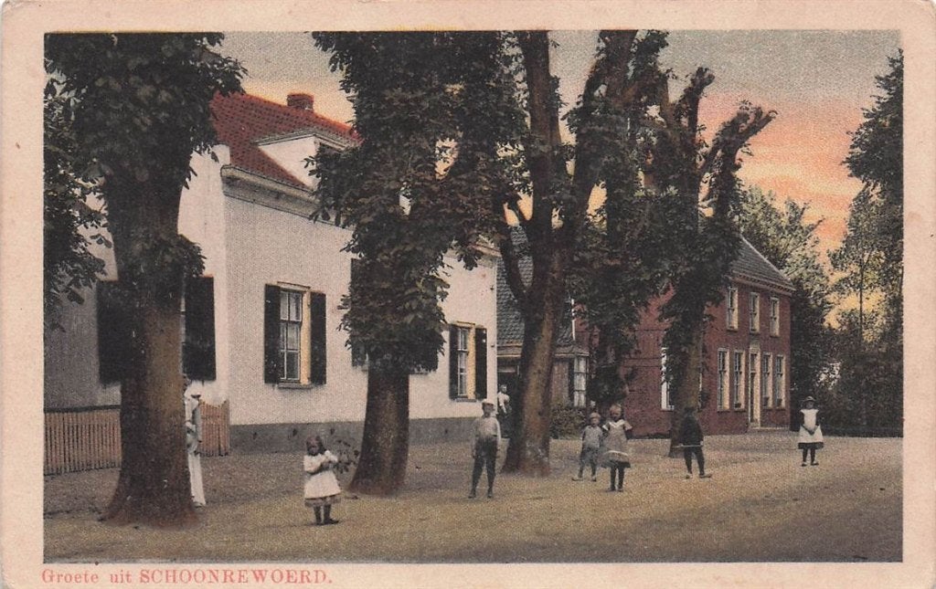 703-132-049 Groete uit Schoonrewoerd, Verzenden, Voor 1920, Utrecht