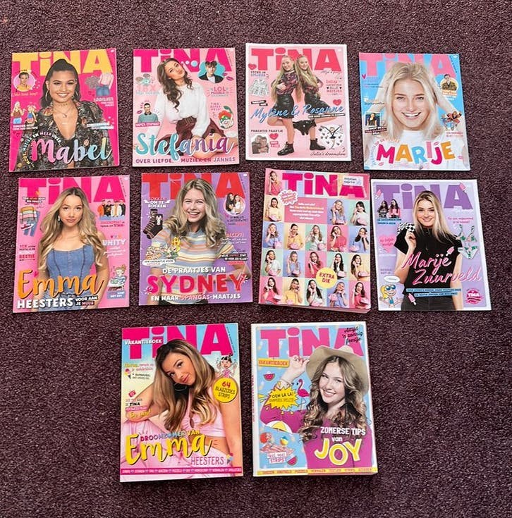 10x Tina, Boeken, Tijdschriften en Kranten, Ophalen of Verzenden, Gelezen