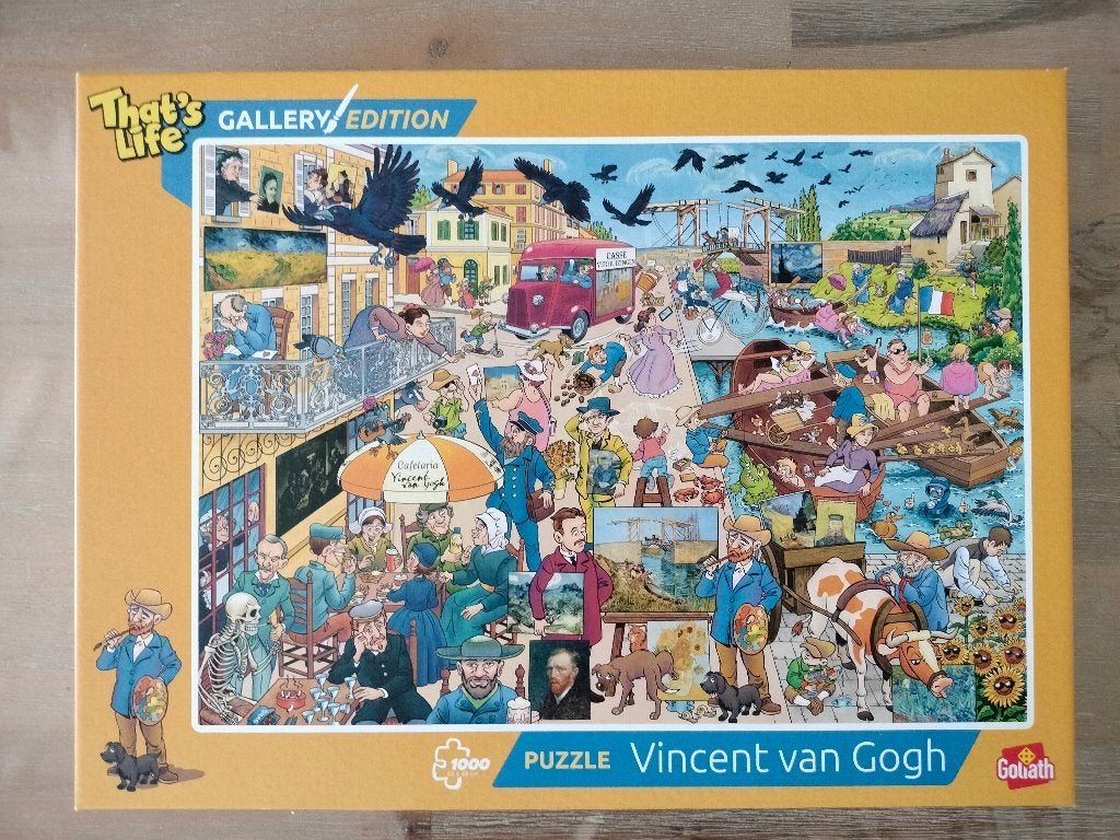 Puzzel Thats Life gallery edition Van Gogh, Hobby en Vrije tijd, Denksport en Puzzels, Ophalen, 500 t/m 1500 stukjes, Zo goed als nieuw