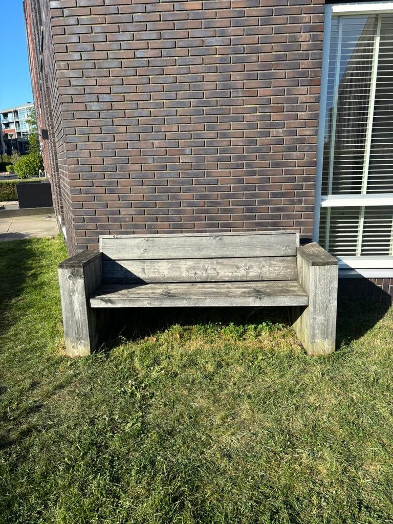 Gratis tuinbank / bank van hout, Tuin en Terras, Ophalen, Gebruikt, Hout