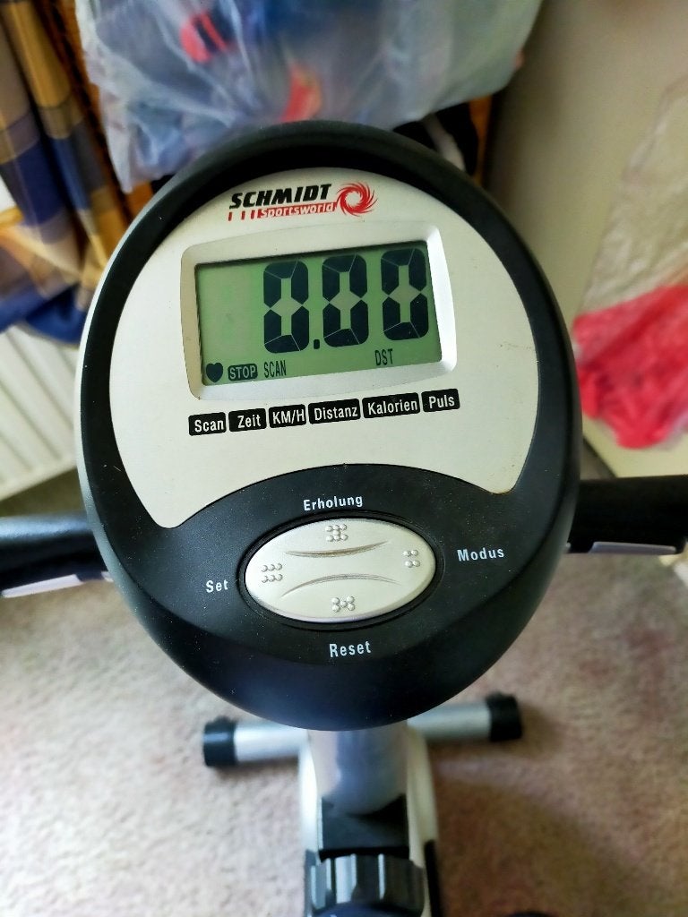 home trainer, Ophalen, Gebruikt, Buik, Metaal