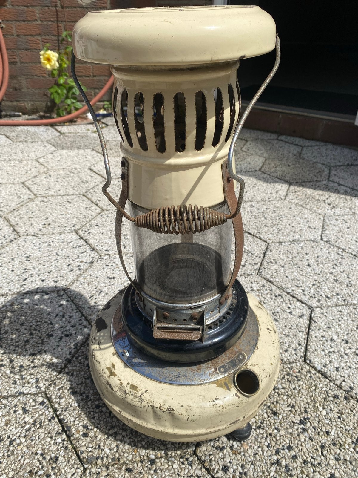 Vintage Original-Haller petroleumkachel, Antiek en Kunst, Ophalen of Verzenden