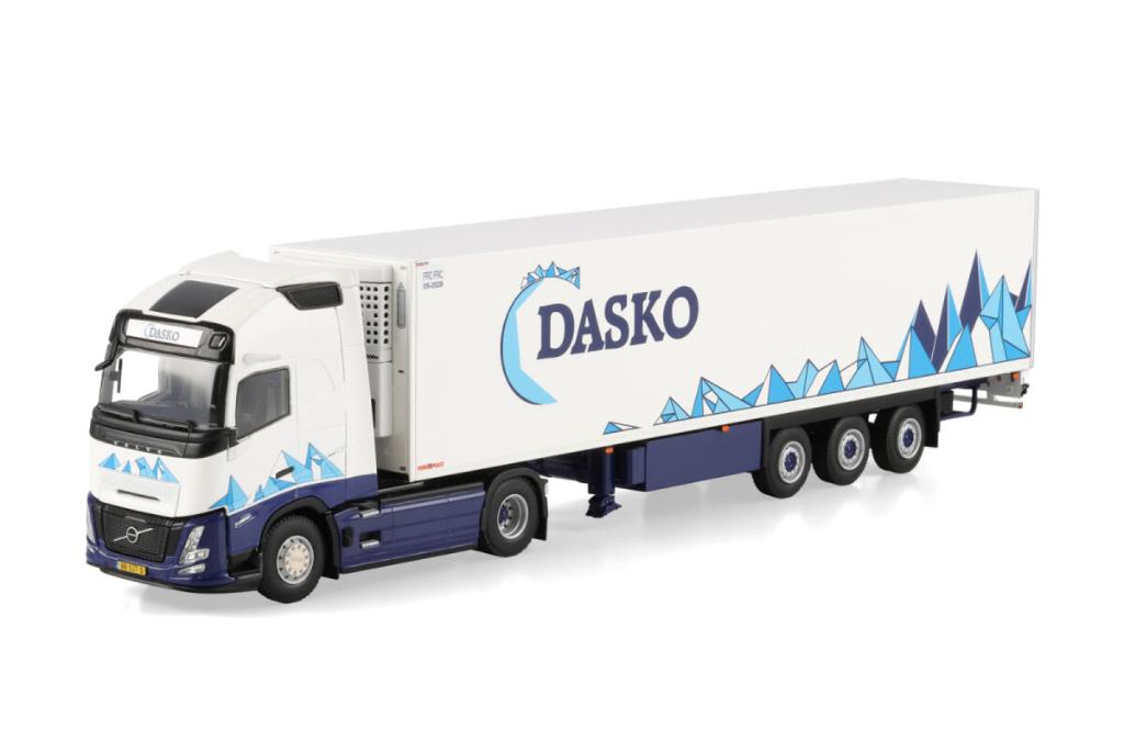 Dasko; VOLVO FH AERO GLOBETROTTER XL 4X2 REEFER TRAILER, Nieuw, Ophalen of Verzenden, Bus of Vrachtwagen, Wsi