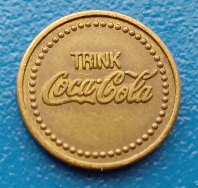 Penning Coca Cola - Automaat munt, Postzegels en Munten, Verzenden, Overige materialen, Buitenland