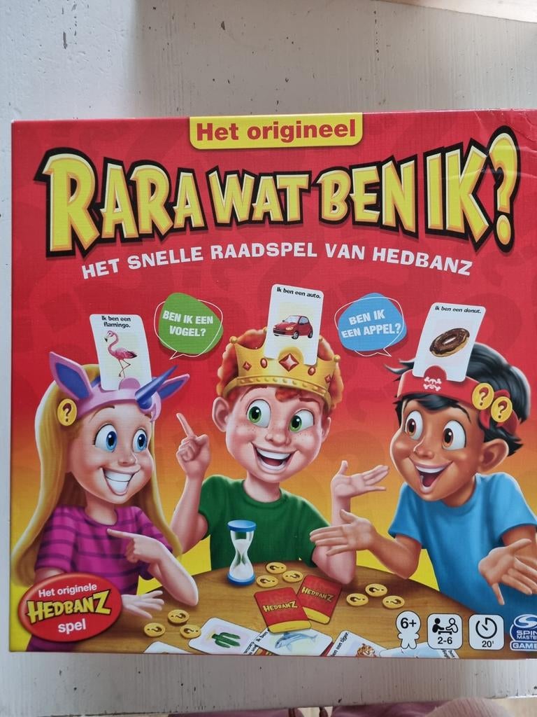 Spel Rara wat ben ik?, Ophalen, Zo goed als nieuw