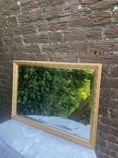 Spiegel, antiek, Ophalen, Rechthoekig, Minder dan 50 cm, Minder dan 100 cm