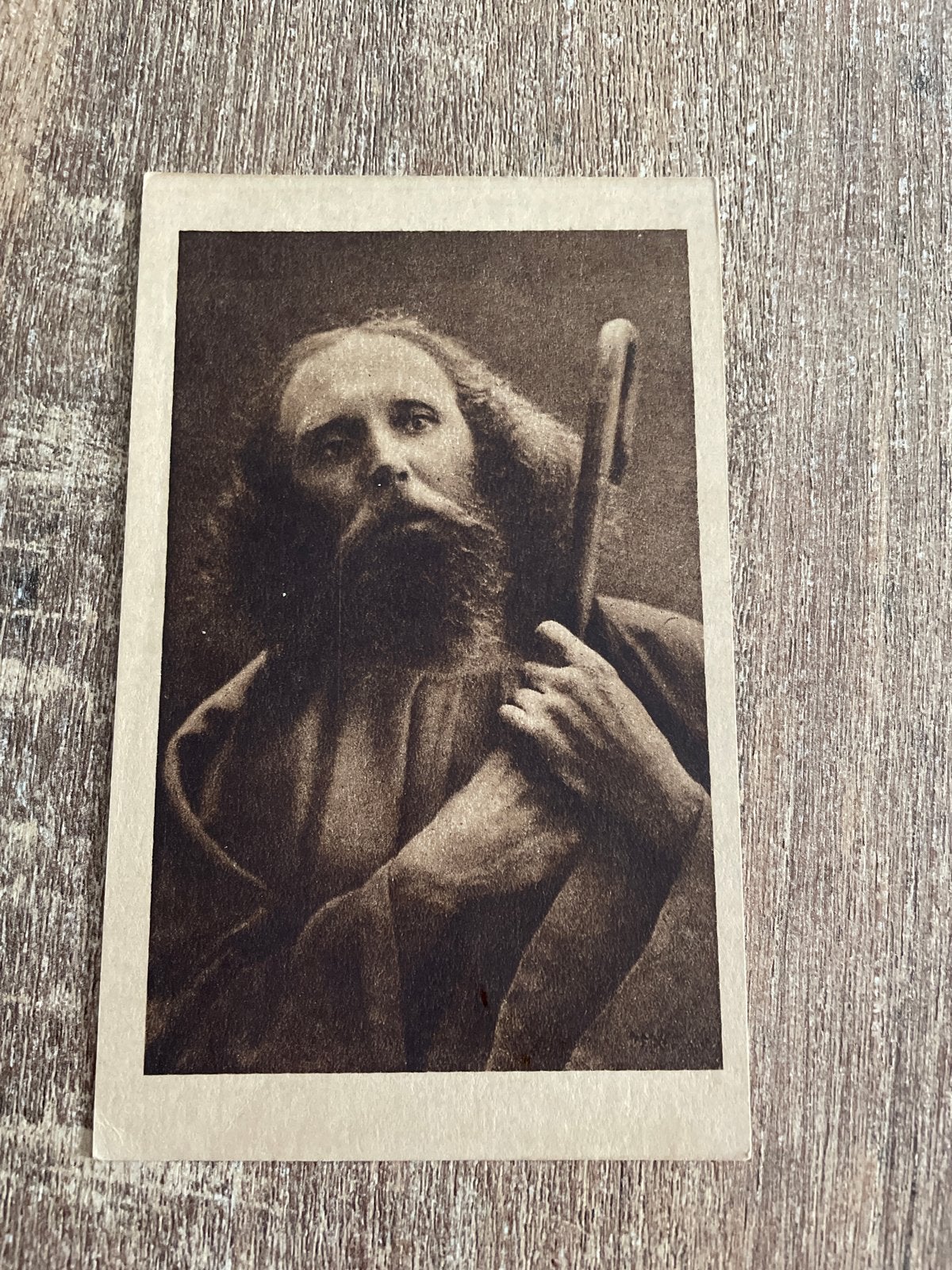 Oude Postkaart - Jezus bij het Avondmaal - Passiespelen 1922, Ophalen of Verzenden, 1920 tot 1940, Ongelopen