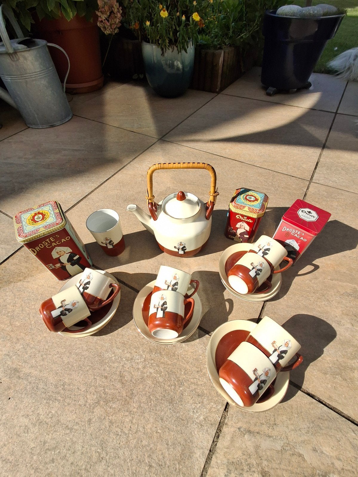 Droste servies met drie blikken, Ophalen of Verzenden