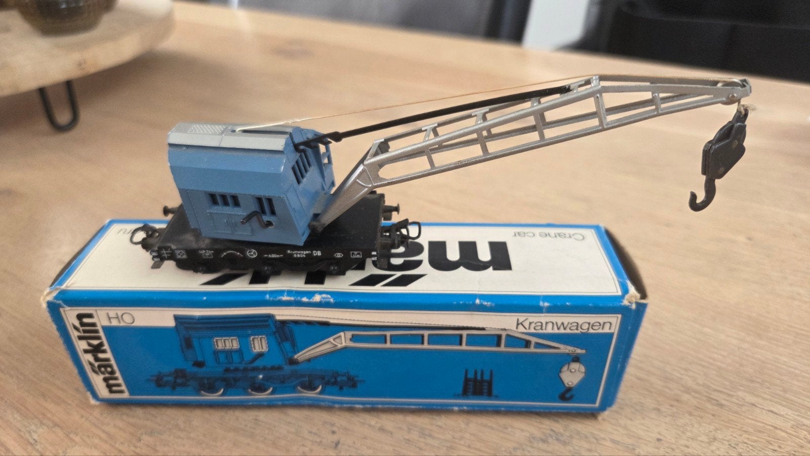 Märklin H0 4611 Kraanwagen DB, Wisselstroom, Wagon, Ophalen of Verzenden, Zo goed als nieuw