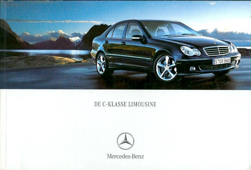 Brochure Mercedes C Klasse Limousine Juni 2004, Ophalen of Verzenden, Gelezen, Mercedes
