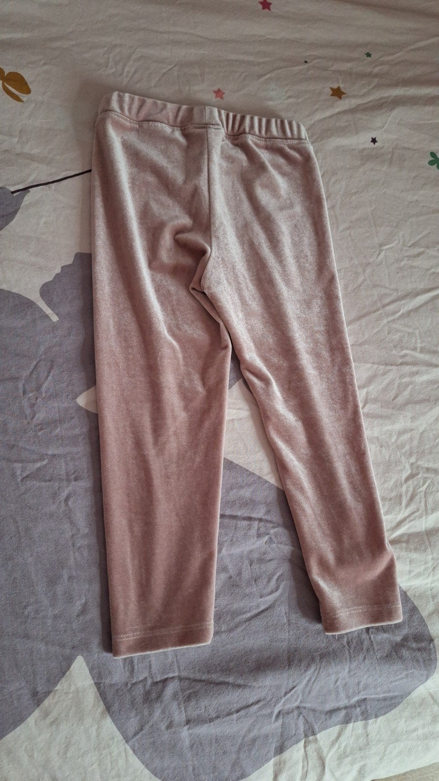 Velours legging oud roze maat 98 met glim H&M, Ophalen of Verzenden