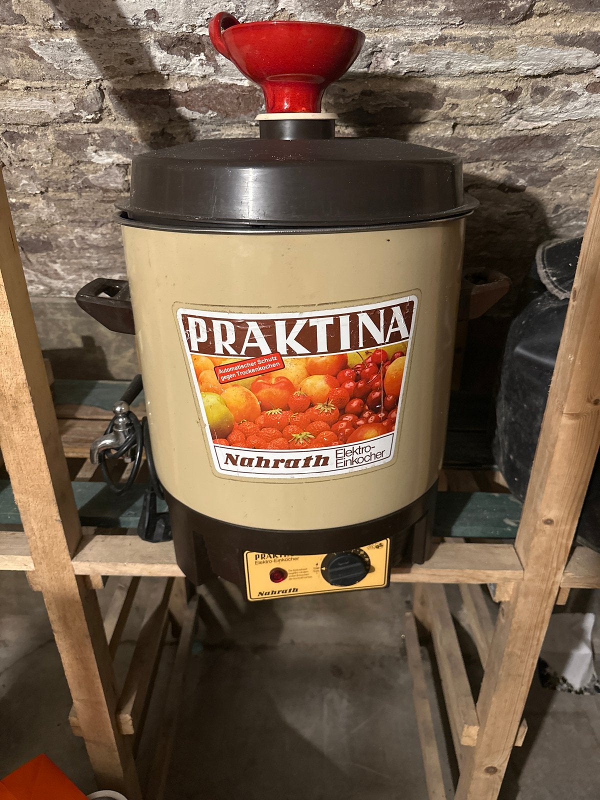 Praktina Nahrath Elektro-Einkocher - Inmaakketel, Ophalen of Verzenden, Gebruikt