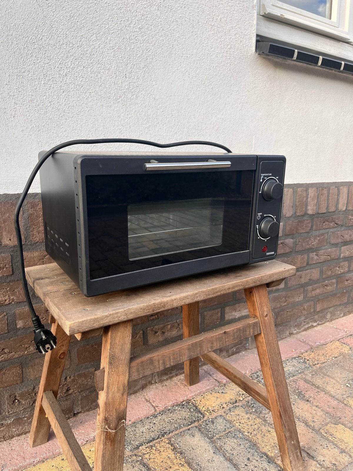 Compacte elektrische oven, Ophalen, Minder dan 45 cm, Vrijstaand, Mini-oven