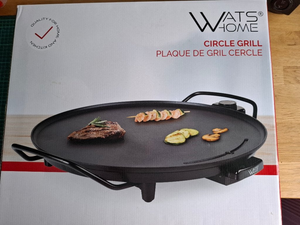 Circle grill pan, Overige typen, Nieuw, Ophalen of Verzenden, Zwart