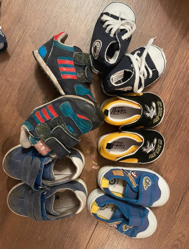 Babyschoentjes maat 19/20 - 5 paar!, Schoentjes, Jongetje of Meisje, Nieuw, Ophalen of Verzenden