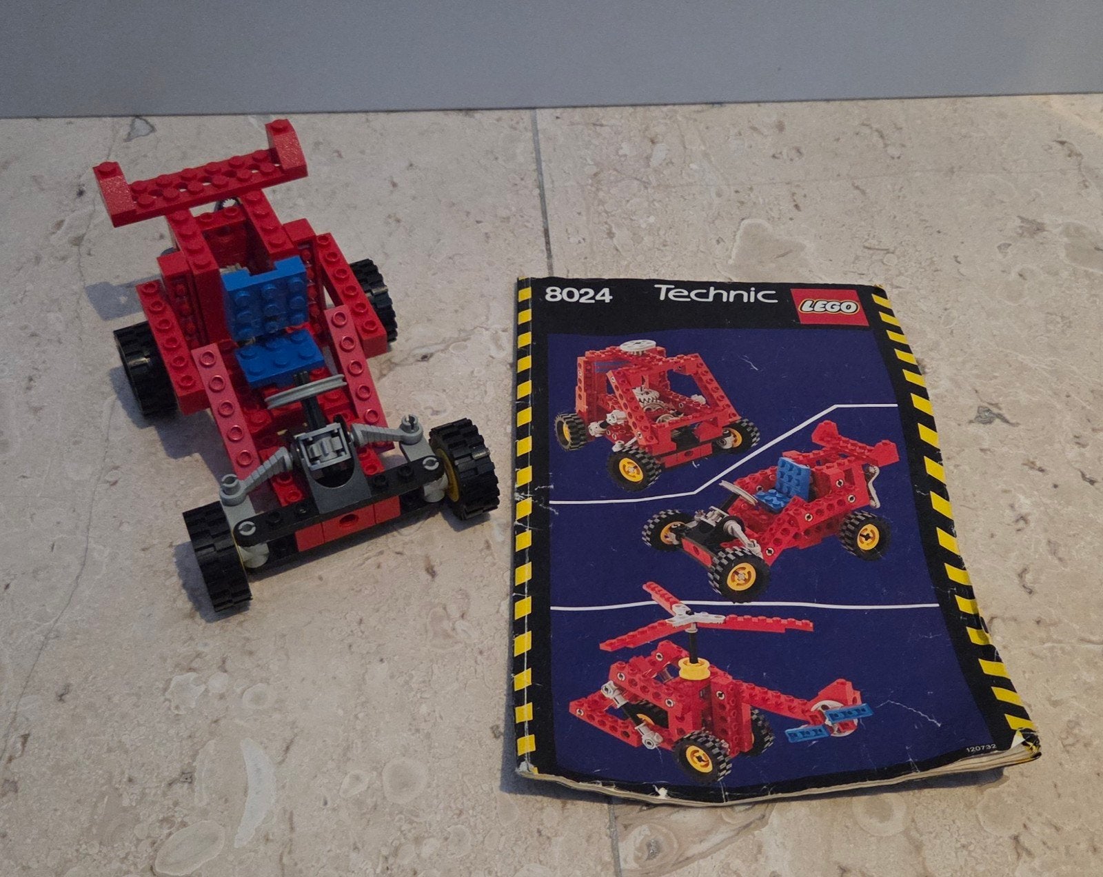 Lego Technic 8024 Buggy/Helikopter met instructies, Gebruikt, Lego, Inclusief instructies, Ophalen of Verzenden