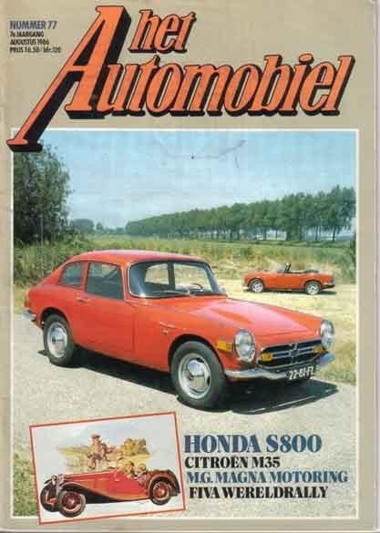 Automobiel 77 1986 : Citroen M35 - Honda S800 - N600 - MG, Ophalen of Verzenden, Gelezen, Algemeen