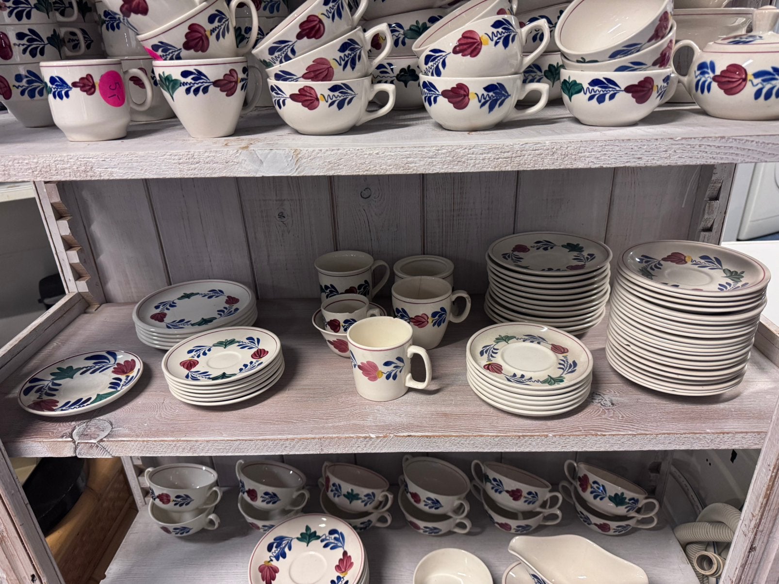 Boeren bont servies Schatkamer arnhen, Huis en Inrichting, Ophalen, Gebruikt, Aardewerk, X