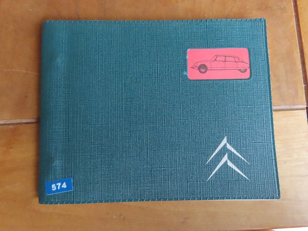 Instructieboek Citroen DS 19 Hydraulique DS 19 DY 1968, Ophalen of Verzenden