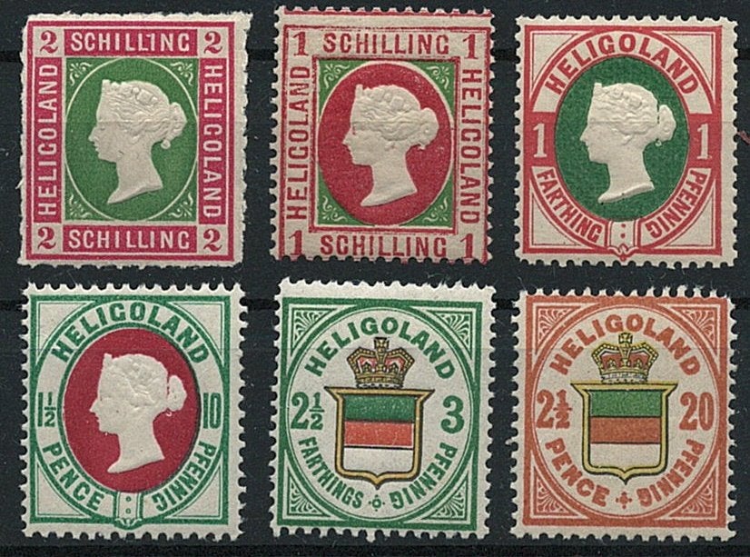 Helgoland diverse Zegels, Postzegels en Munten, Postzegels | Europa | Duitsland, Ophalen of Verzenden, Overige periodes, Postfris