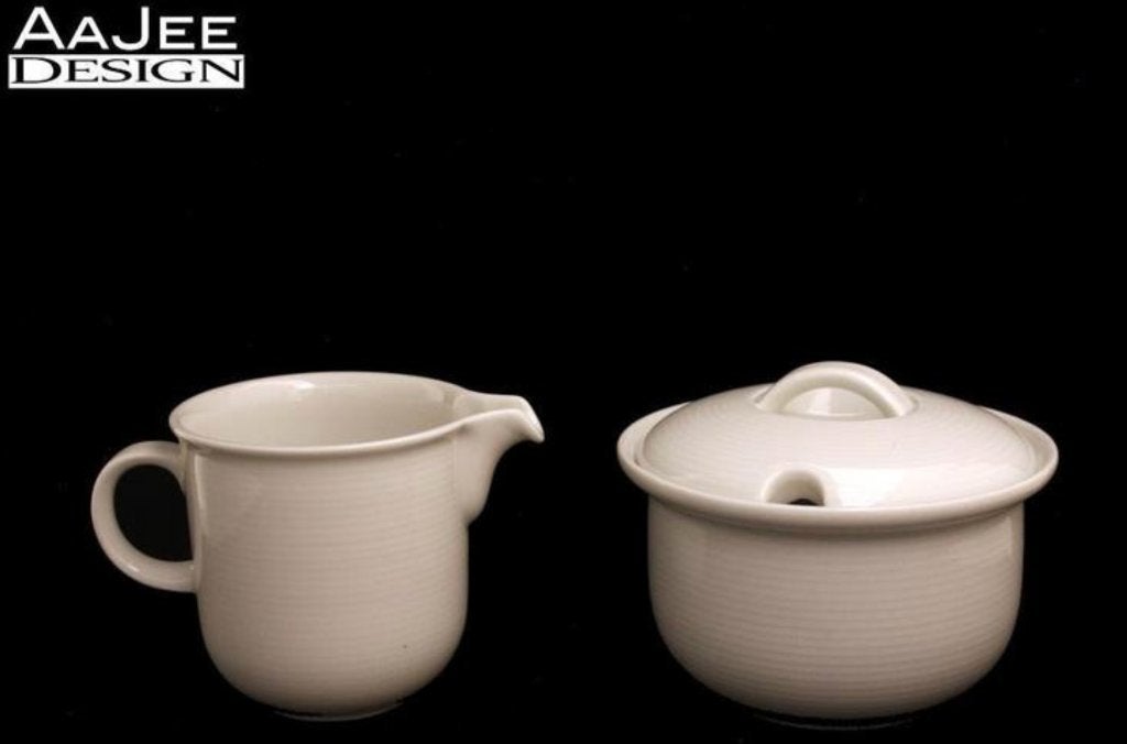 Thomas Germany - Suikerpot en creamer - Trend White, Gebruikt, Overige typen, Ophalen of Verzenden, Overige stijlen