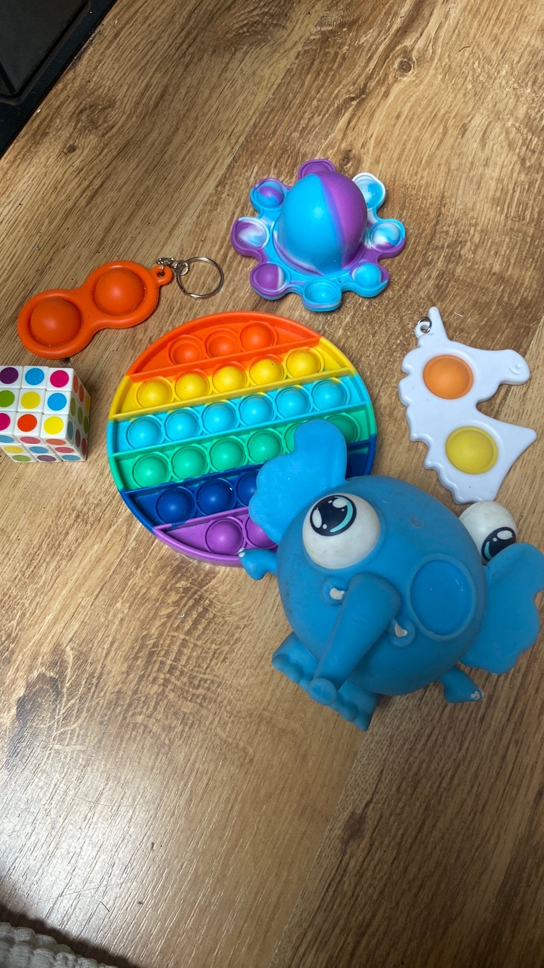 6 fidgets, Ophalen of Verzenden, Zo goed als nieuw, Jongen of Meisje