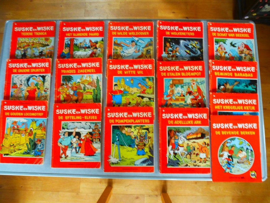 16 losse nummers Suske en Wiske, Boeken, Meerdere stripboeken, Ophalen of Verzenden, Gelezen, Willy Vandersteen