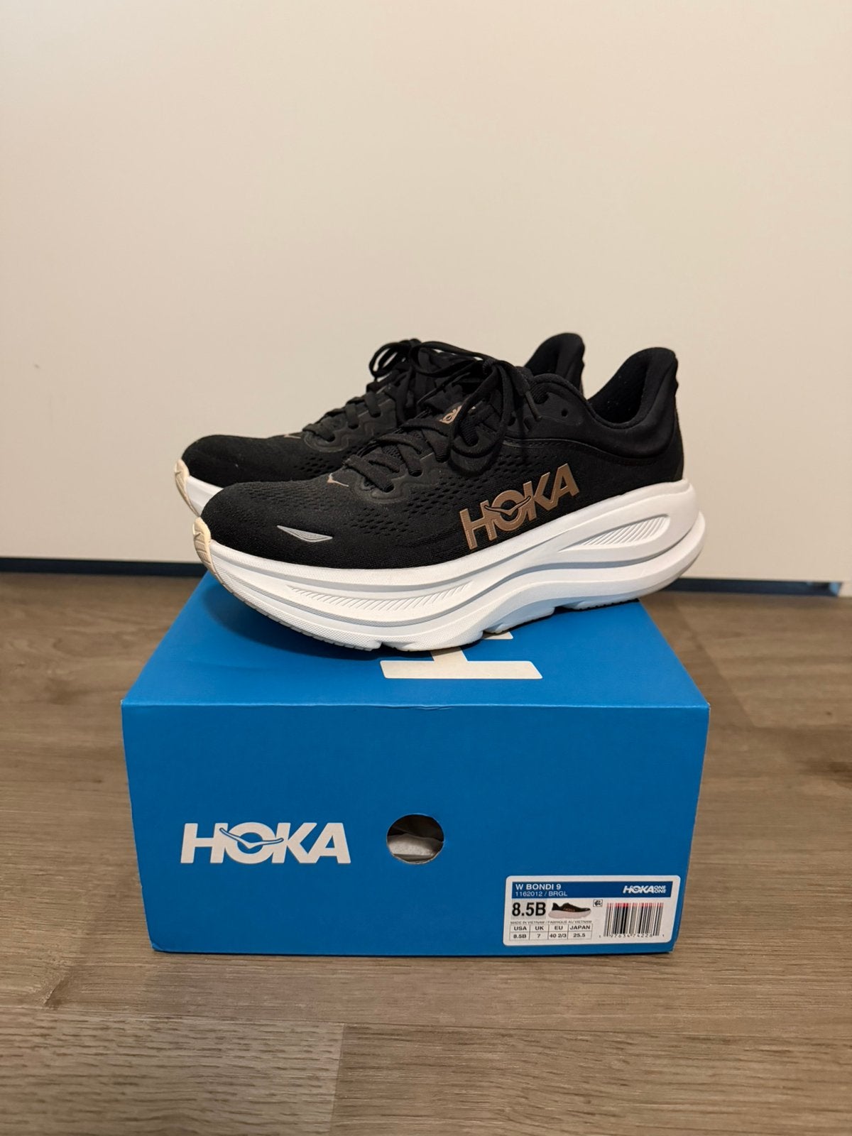 HOKA Bondi 9 hardloopschoenen – maat 40,5, Hardloopschoenen, Zo goed als nieuw, Hardlopen, Ophalen