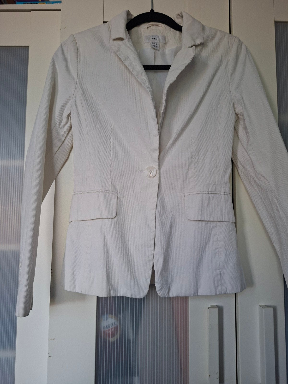 Mooi jasje 36, H&M, Wit, Ophalen of Verzenden, Zo goed als nieuw