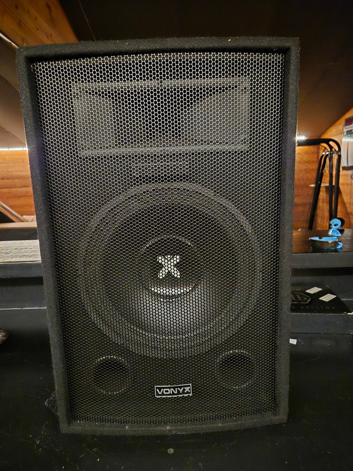Vonyx SL12 PA  Speaker met muurbeugel, Inclusief muurbeugels, Party speaker, Ophalen of Verzenden, Zo goed als nieuw