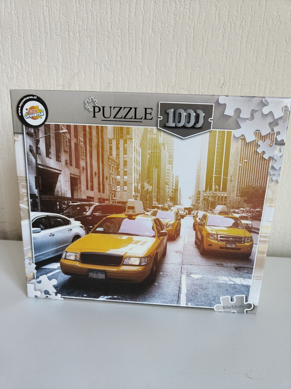 New York Taxi's 1000 stukjes, Ophalen of Verzenden, 500 t/m 1500 stukjes, Zo goed als nieuw, Legpuzzel