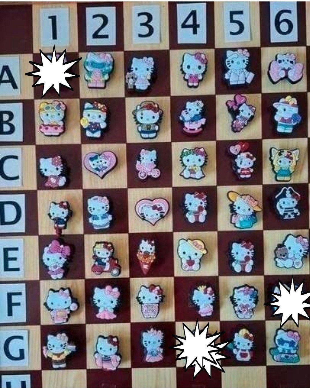 54 : Hello Kitty / Miffy Schoenbedels Pins voor de Crocs, Ophalen of Verzenden