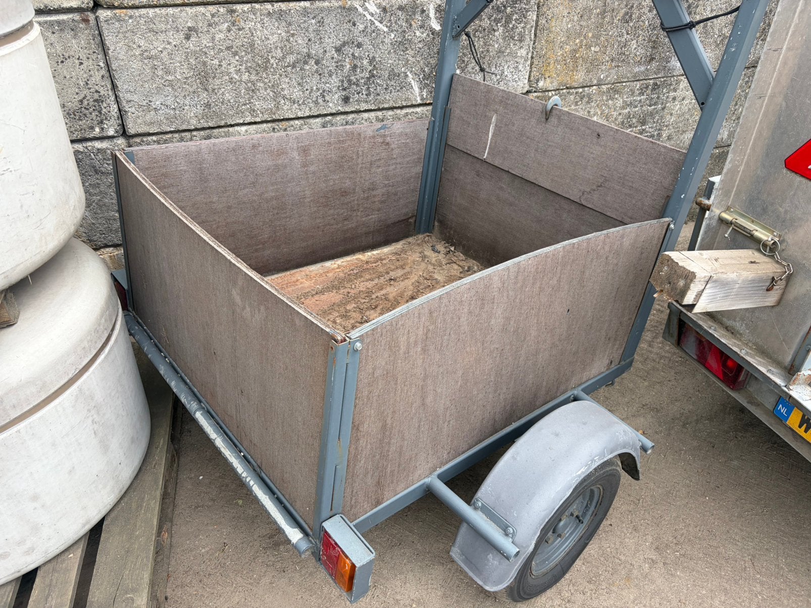 Aanhanger, Kar, Ophalen, Gebruikt, Bagagekar, 80 kg of meer