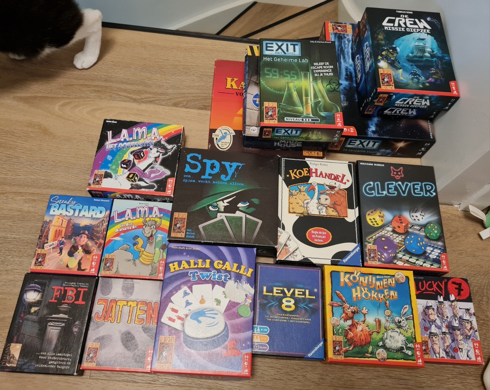 Diverse spelletjes, oa Level 8, konijnen hokken, Lama, fbi, Hobby en Vrije tijd, Gezelschapsspellen | Kaartspellen, Ophalen of Verzenden