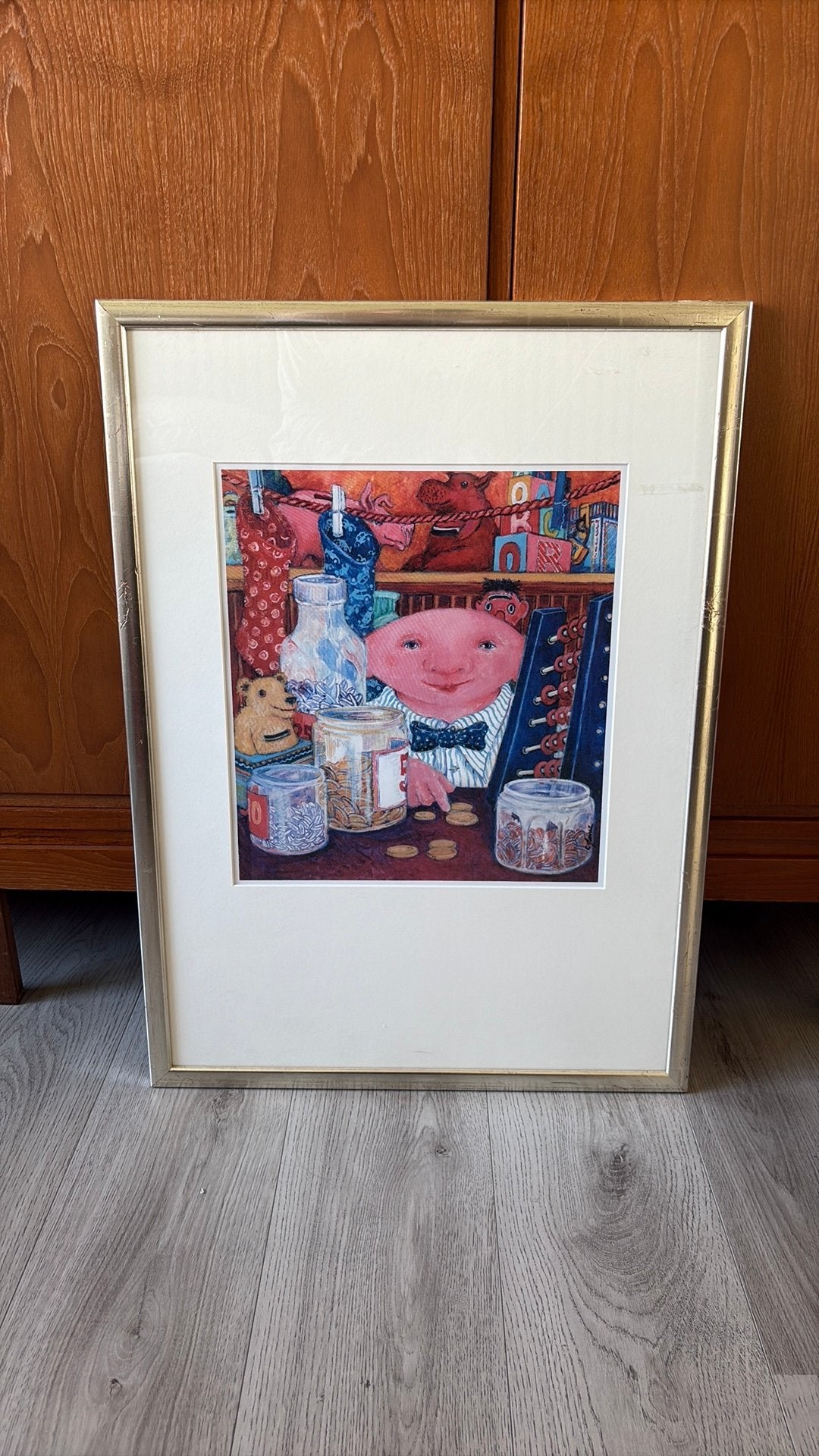 Vijf (5) Chirt Jamin posters met lijst, Ophalen, Poster, Print/reproductie, Ingelijst